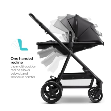 Mompush Meteor 2 Baby Stroller 2-in-1 with Bassinet Mode