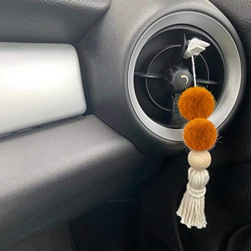 Felt Ball Car Essential Oil Diffusers for Fresh Aroma