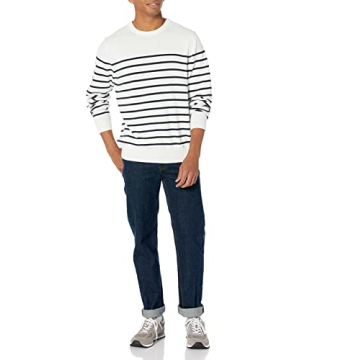 Amazon Essentials Men's Cotton Crewneck Sweater Big & Tall