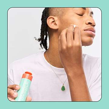 Bubble Skincare Break Even Balancing Face Toner - Gentle Exfoliating Toner & Pore Minimizer for Norm...