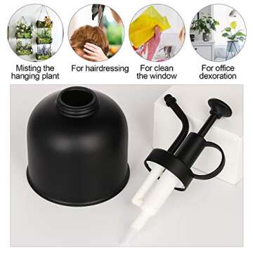 Ovida Metal Plant Mister 10oz Stylish Watering Spray Bottle