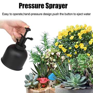 Ovida Metal Plant Mister 10oz Stylish Watering Spray Bottle
