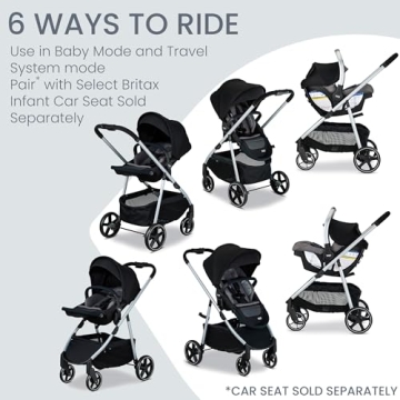 Britax Grove Modular Stroller Lightweight Versatile Safe