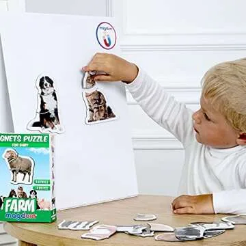 Engaging Farm Magnetic Puzzles for Kids Ages 3-5