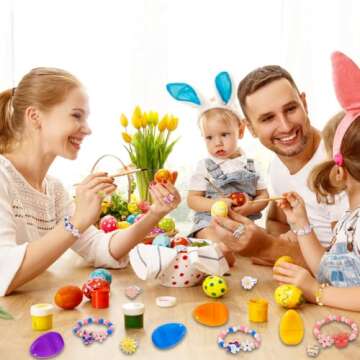 Vellibring 12 Pack Prefilled Easter Eggs with Jewelry