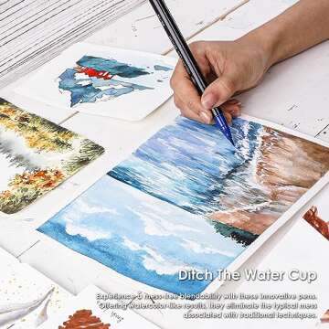 Grabie Premium Watercolor Pens - Vibrant Colors for All Artists