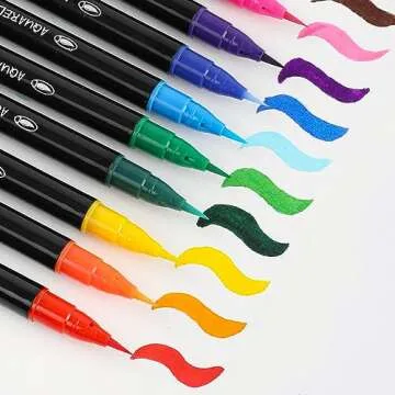 Grabie Premium Watercolor Pens - Vibrant Colors for All Artists