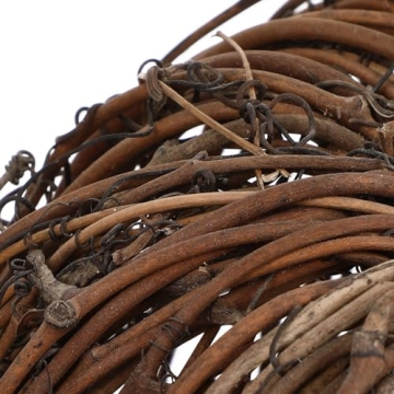 SEWACC Wicker Rattan Pumpkin Decor for Fall and Halloween