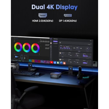 Compact KAMRUI N150 Mini PC with Powerful Performance