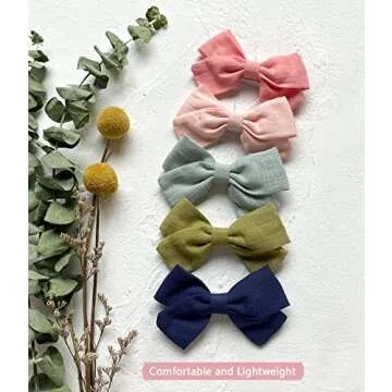 Cherssy Baby Girl Hair Bows Clips Barrettes Hair Alligator Clips Accessories for Baby Girls, Toddlers, School Girls, Children