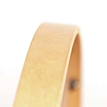 TinyTimes 19.69" Wooden Frame Round Mirror, Accent Mirror, Wall Mirror, Rustic Accent Dresser Mirror, Vanity Mirror, for Living Rooms, Bathroom, Home Mirrors Decor -Natural