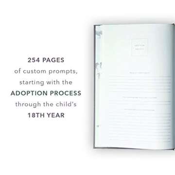 Promptly Journals, A Complete Childhood History Adoption Journal (Sand), Linen - A Prompted Journal ...