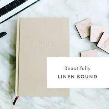 Promptly Journals, A Complete Childhood History Adoption Journal (Sand), Linen - A Prompted Journal for Adoption through Age 18, Keepsake Baby Book, Baby Memory Book