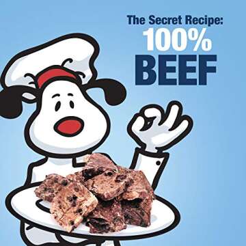 Premium Beef Lung Wafers - Natural Dog Treats 10 lbs