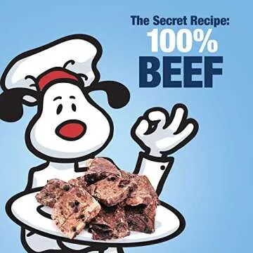 Premium Beef Lung Wafers - Natural Dog Treats 10 lbs