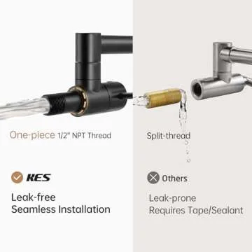 KES Pot Filler - Stylish Kitchen Faucet, cUPC Certified, Lead-Free