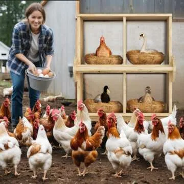 Premium Chicken Nesting Box for Happy Hens and Easy Egg Collection