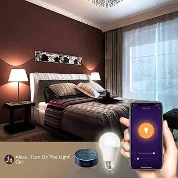 Peteme WiFi Smart Color Changing Light Bulb 4 Pack