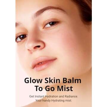 MISSHA Glow Skin Balm To Go Mist, 4-in-1 Hydrating, Refreshing, Makeup-Enhancing, Portable Dewy Glow...