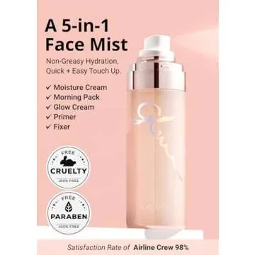 MISSHA Glow Skin Balm To Go Mist, 4-in-1 Hydrating, Refreshing, Makeup-Enhancing, Portable Dewy Glow Spray
