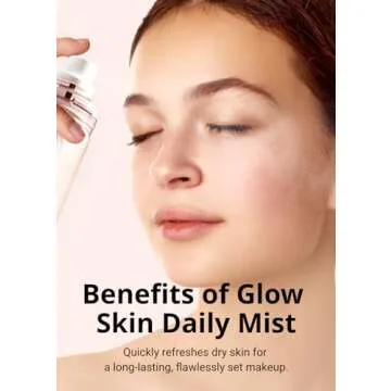 MISSHA Glow Skin Balm To Go Mist, 4-in-1 Hydrating, Refreshing, Makeup-Enhancing, Portable Dewy Glow Spray