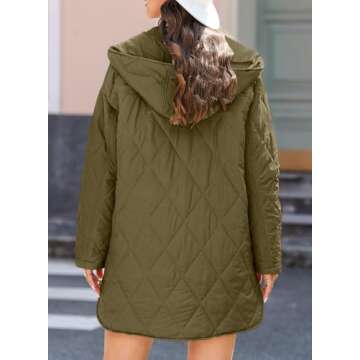 EVALESS Long Jacket for Women Stylish and Warm 2024