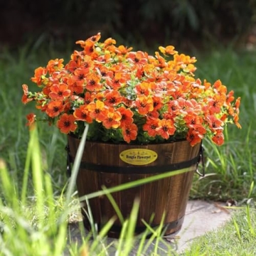 HyeFlora UV Resistant Artificial Flowers - Perfect for Outdoor Decor