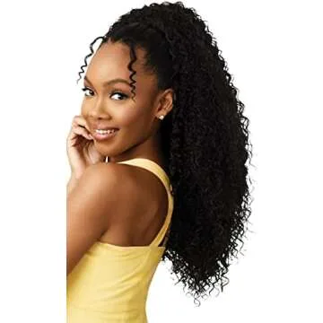 Outre Premium Curly K.O Converti-Cap Wig (1B) - Versatile Style