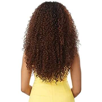 Outre Premium Curly K.O Converti-Cap Wig (1B) - Versatile Style