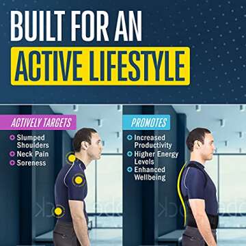 FlexGuard Posture Corrector for Women and Men - Back Brace for Posture, Adjustable Back Support Stra...