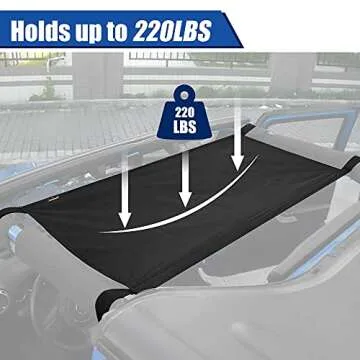 Seven Sparta Car Roof Hammock for Jeep Enthusiasts