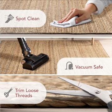 nuLOOM Jute Area Rug - Natural & Stylish Home Addition