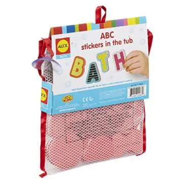 Fun and Educational Alex Bath ABC Stickers for Kids