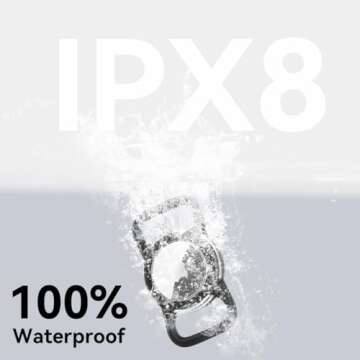 Waterproof Airtag Holder for Dog Collar, Soft Full-Body Protective Airtag Holder for Dog & Cat Collars, Ultra-Durable, Easy Installation, Lightweight Clear Airtag Case (Black, Regular)