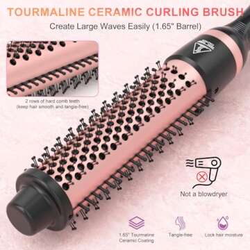 Five in One Curling Wand Set for Gorgeous Hair Styles