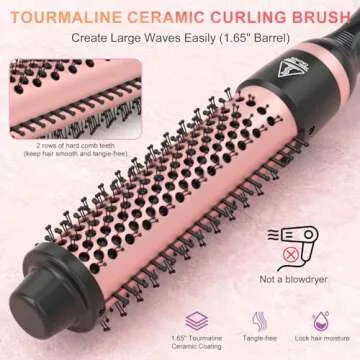Five in One Curling Wand Set for Gorgeous Hair Styles