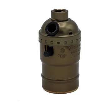 Creative Hobbies® ML93HA Antique Brass Finish Make-A-Lamp Kit with All Parts Needed and Instruction...