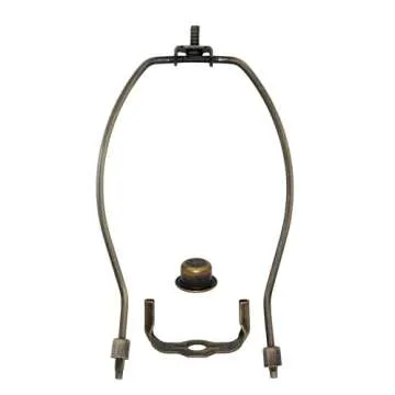 Creative Hobbies® ML93HA Antique Brass Finish Make-A-Lamp Kit with All Parts Needed and Instructions for DIY Lamp Design or Repair