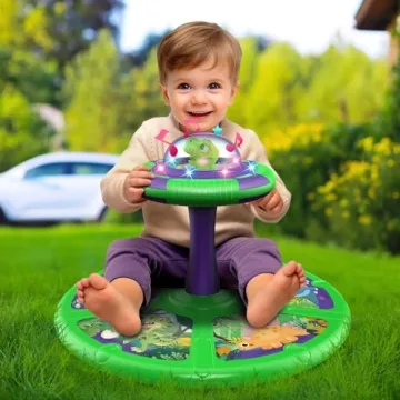 Dinosaur Sit and Spin Toy with Music for Boys