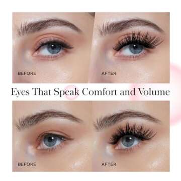 BEYELIAN Cluster Lashes - 168pcs Soft, Reusable Strands