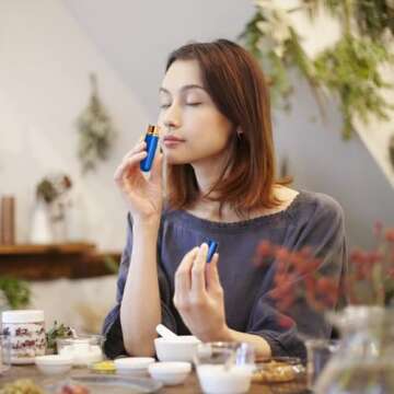 Bekith Set of 8 Colors Empty Essential Oil Personal Inhaler Refillable Aromatherapy Nasal Inhaler Tubes Aluminum and Glass, Portable Nasal Inhalers with 20 Cotton Wicks and 4 Opening Tool