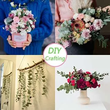 Eucalyptus Stems for Shower and Home Decor - 12 Pcs