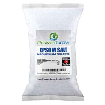 Epsom Salt Agricultural Grade Bulk - 8 oz for Plants