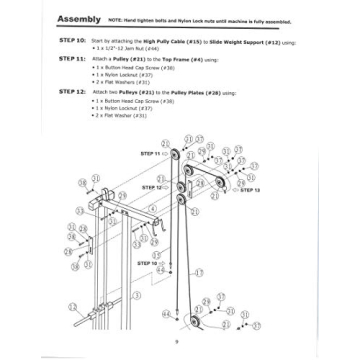 XMark Cable Machine with High and Low Pulley Stations