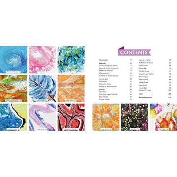 Acrylic Paint Pouring: 16 fluid painting projects & creative techniques