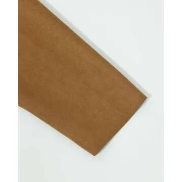 Kedera Womens Faux Suede Jackets With Pearls Fall Fashion 2024 Outfits Open Front Cropped Biker Bomber Coat Outwear