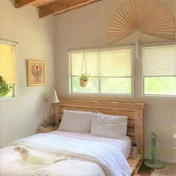 ChumDecor Fan Wall Decor,Japanese Wall Fan Decor,Large Bamboo Fan Wall Art For Boho Hanging Headboard,Decorative Folding Fan For Over Bed Decorations,Large Wall Dcor (Ivory, 60inch)