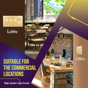 Upgrade Your Space with ENERLITES 4-Way Paddle Light Switch