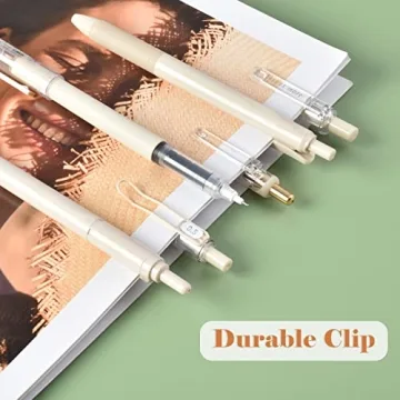 BAYTORY 5Pcs Aesthetic Gel Pens and Highlighter Set