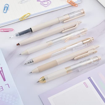 BAYTORY 5Pcs Aesthetic Gel Pens and Highlighter Set